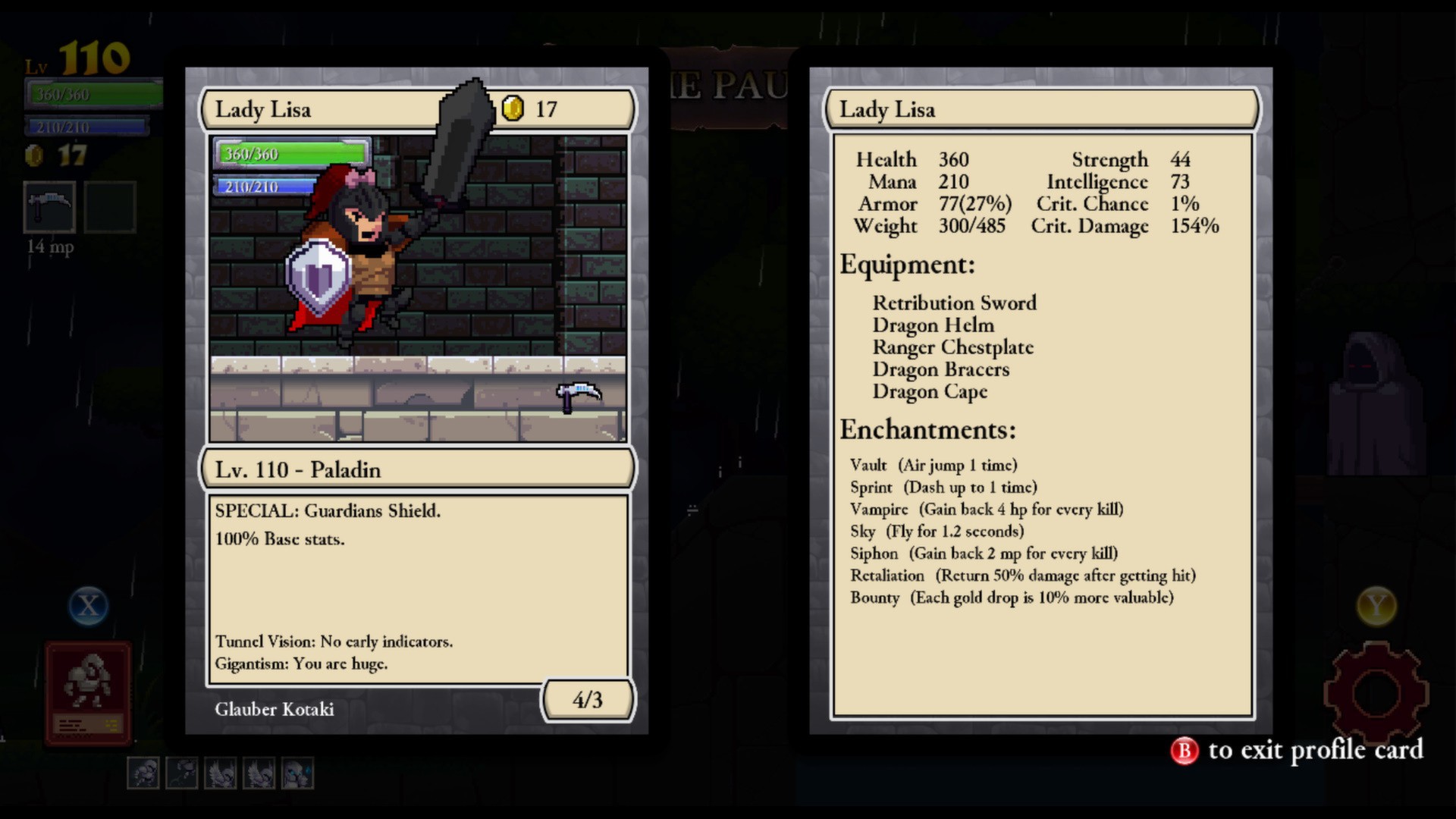 Rogue Legacy gameplay screenshot 2