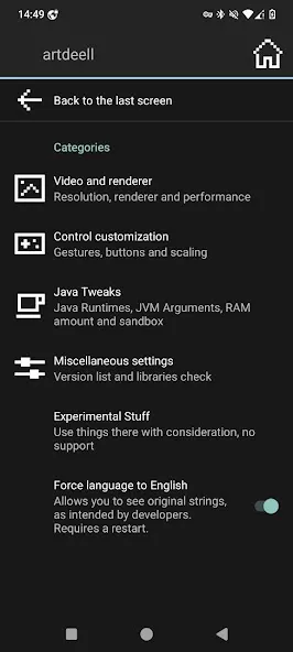 MojoLauncher screenshot 3