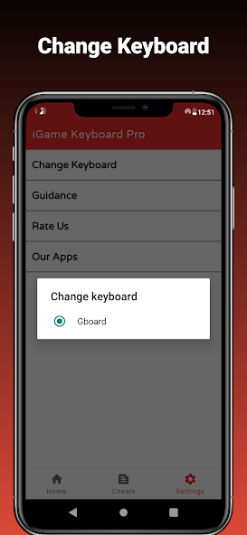 Screenshot 6 of the Game Keyboard Pro app applying cheats