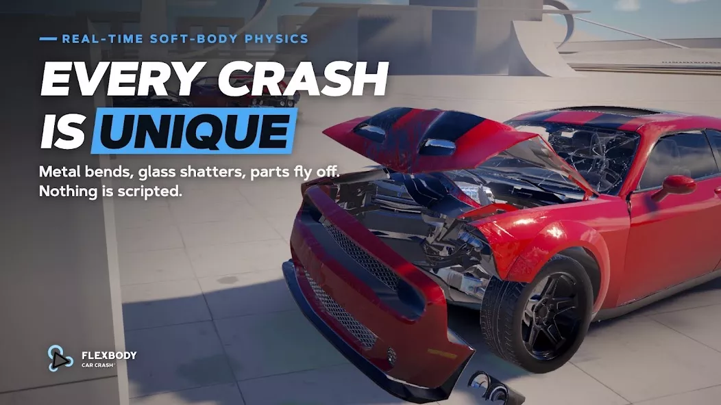 Flexbody Car Crash: Soft Body screenshot 1