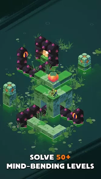 FROGBLOCK: Puzzle Adventure! gameplay screenshot 2