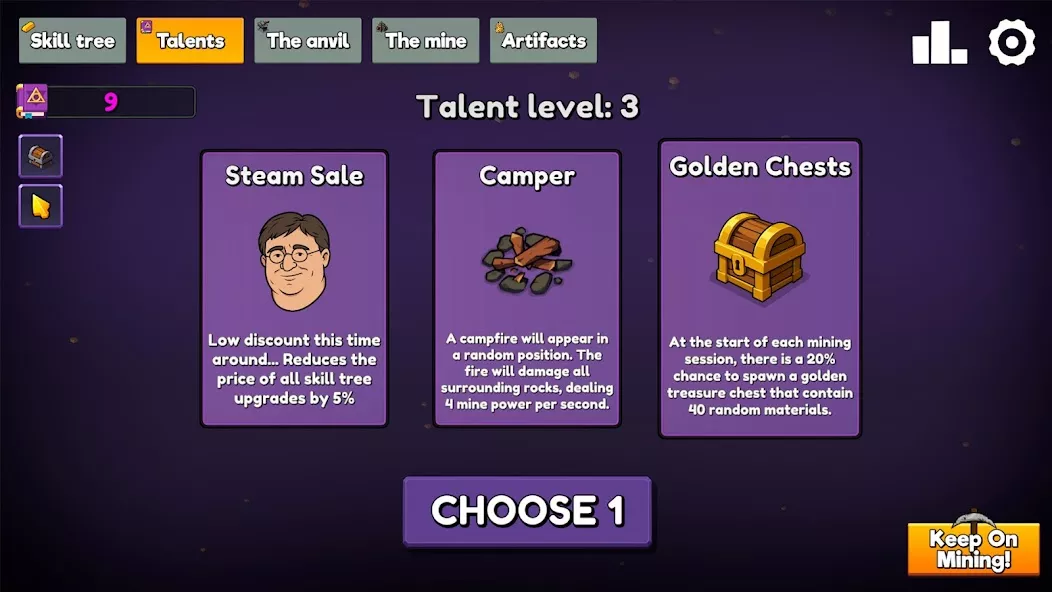 First gameplay preview of Keep on Mining!