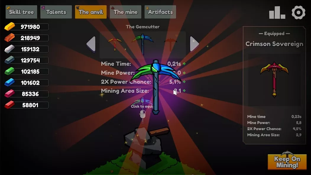 Fourth gameplay preview of Keep on Mining!