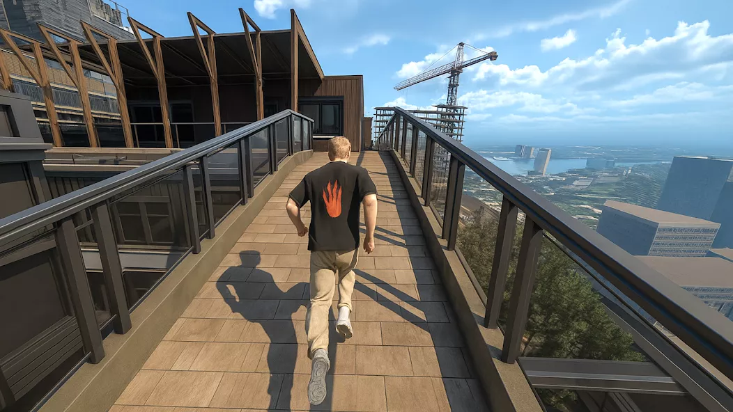Only Going Up Parkour Rooftop screenshot 3