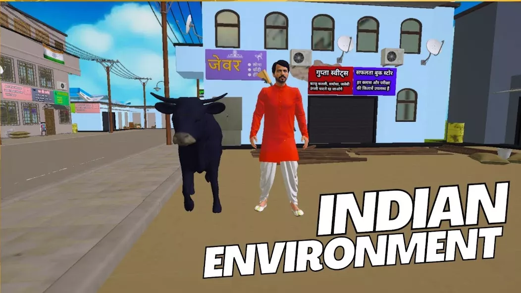 Indian Gully Gangster Sim 3D screenshot 1