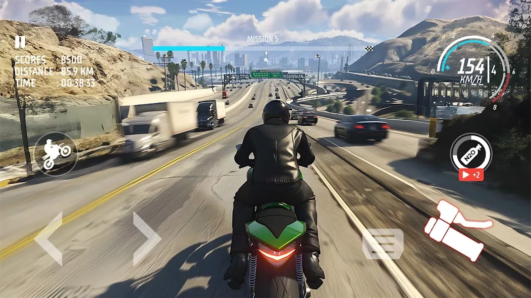 Traffic Bike: Driving City 3D screenshot 5