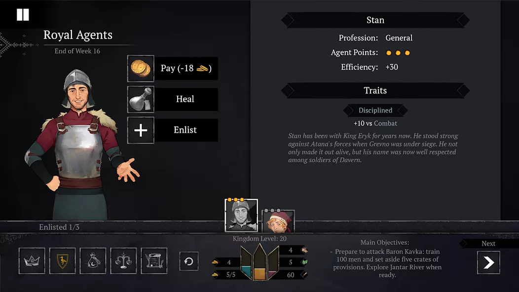 Yes, Your Grace 2: Snowfall gameplay screenshot 4