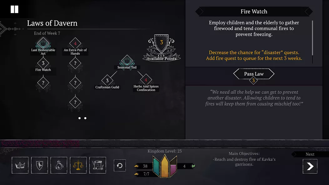 Yes, Your Grace 2: Snowfall gameplay screenshot 5