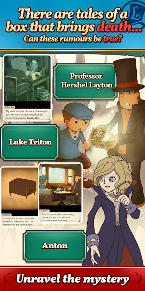 Layton: Pandora’s Box in HD screenshot 2