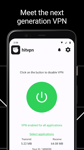 HitVPN – fast & secure VPN screenshot 1
