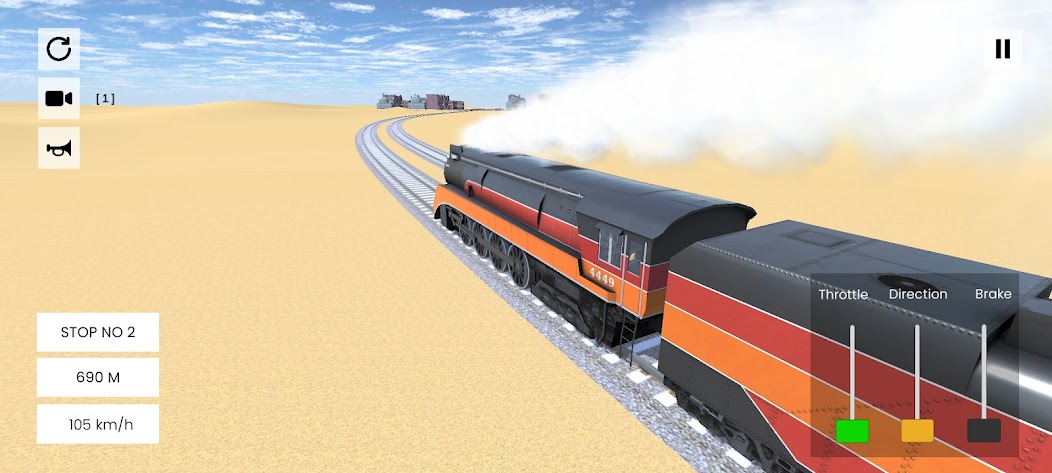 Vintage Steam Train Sim Pro screenshot 1