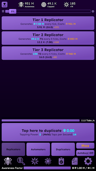 Idle Dyson Swarm: Nanite screenshot 5