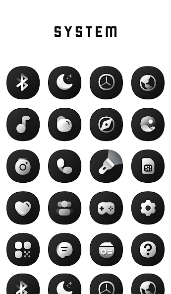 Black Icon Pack screenshot 2