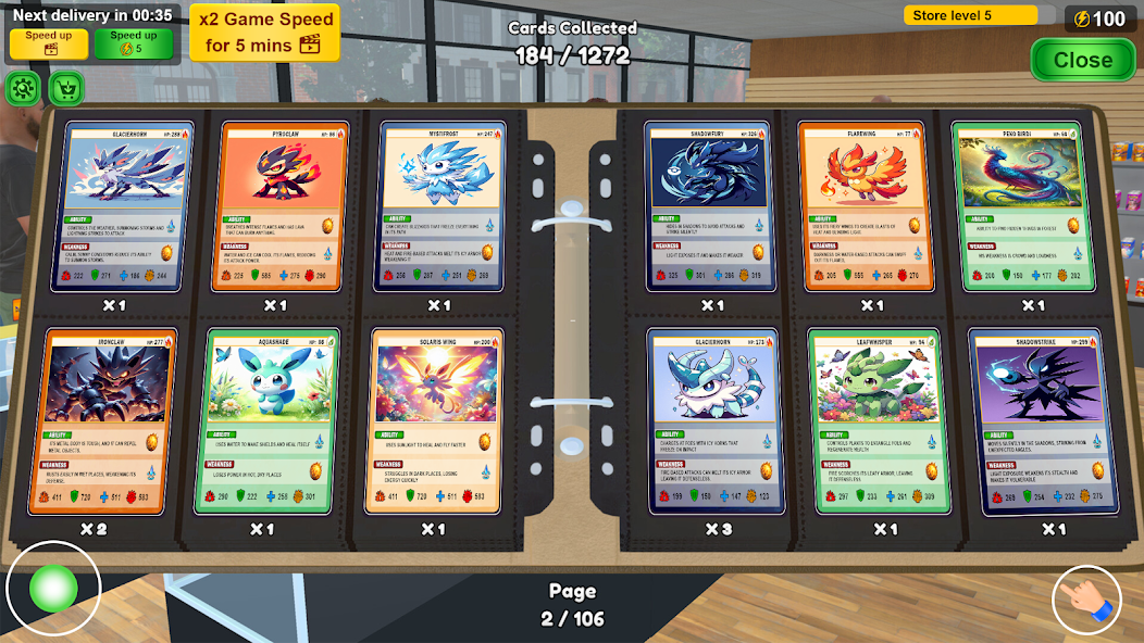 TCG Card Shop Sim Idle Game screenshot 1