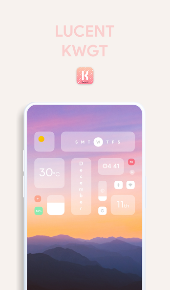 Lucent KWGT – Lucent Widgets screenshot 4