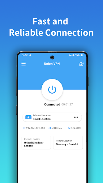 Union VPN – Secure VPN Proxy screenshot 2