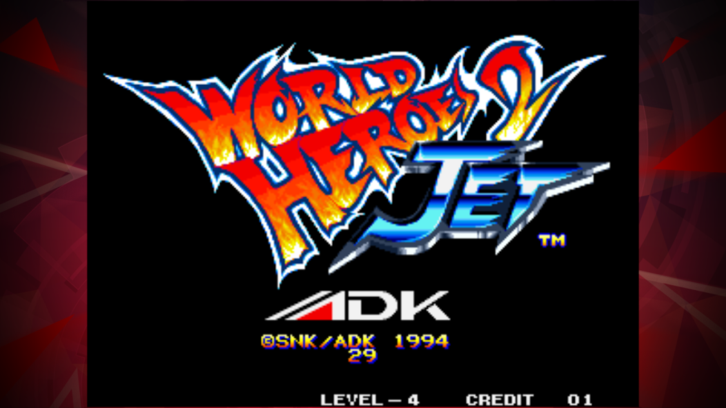 WORLD HEROES 2 JET ACA NEOGEO gameplay screenshot 1