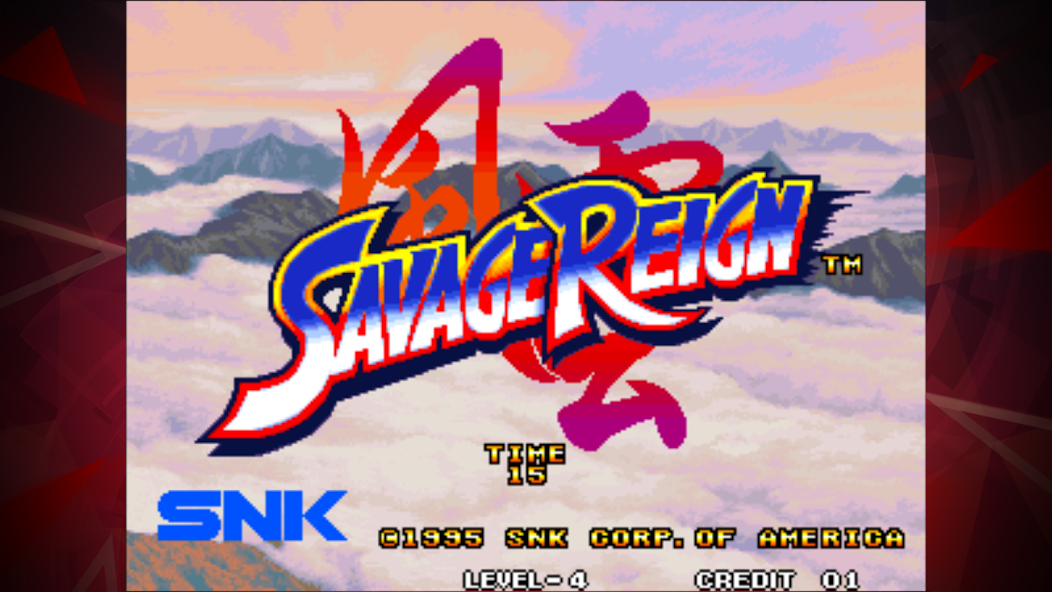 SAVAGE REIGN ACA NEOGEO screenshot 1