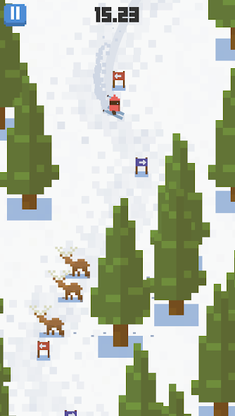 Skiing Yeti Mountain gameplay screenshot 2