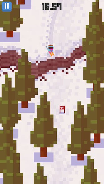 Skiing Yeti Mountain gameplay screenshot 4