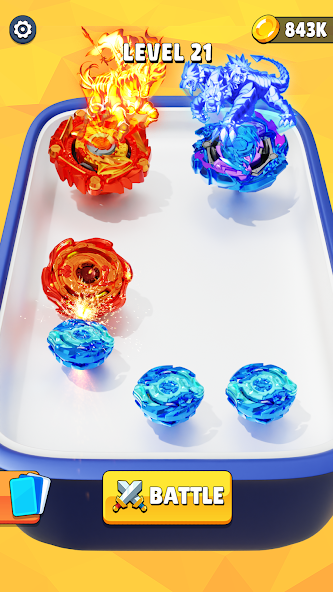 Spinner Battle: Merge Master gameplay screenshot 4