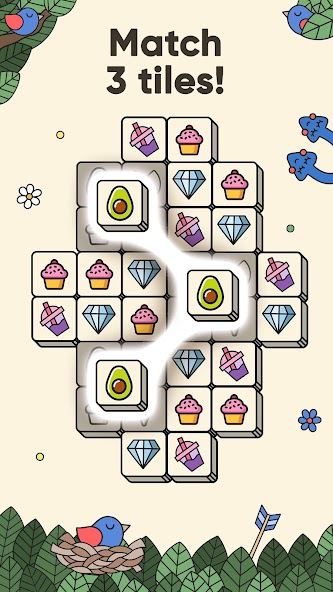 3 Tiles – Tile Matching Games screenshot 1