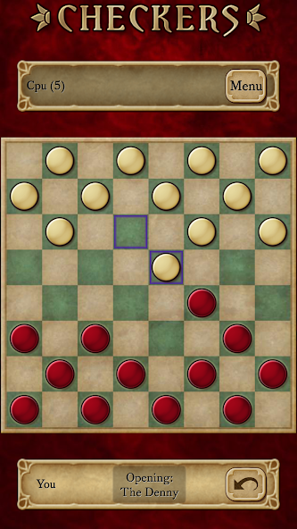Checkers Pro gameplay screenshot 1