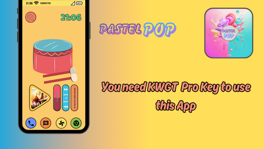 Pastel POP KWGT screenshot 4