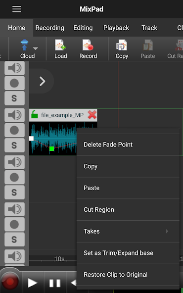 MixPad Master’s Edition screenshot 1