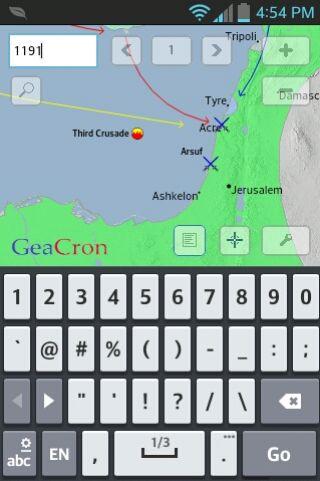 GeaCron History Maps screenshot 3