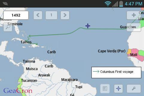 GeaCron History Maps screenshot 2