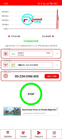 Fx Tunnel VPN screenshot 3