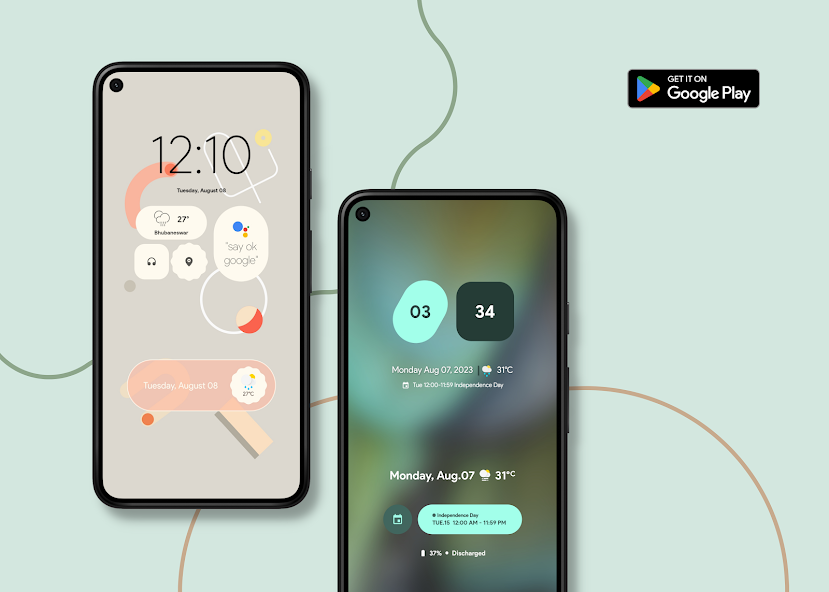 Pixdots KWGT screenshot 5