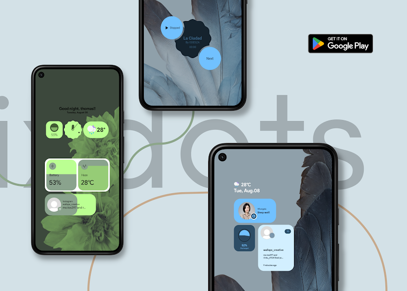 Pixdots KWGT screenshot 4