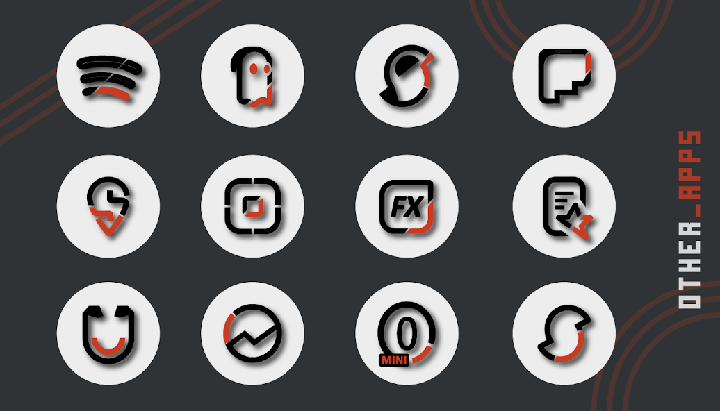 MinmaRed Icon Pack screenshot 5