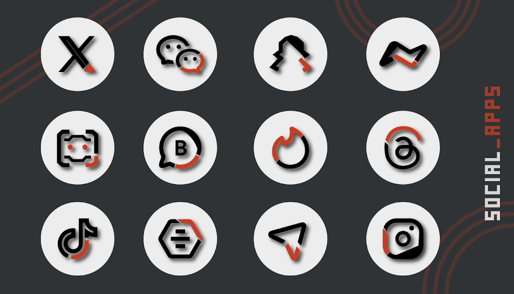 MinmaRed Icon Pack screenshot 4