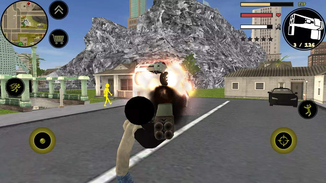Stick Rope Hero: Original screenshot 3
