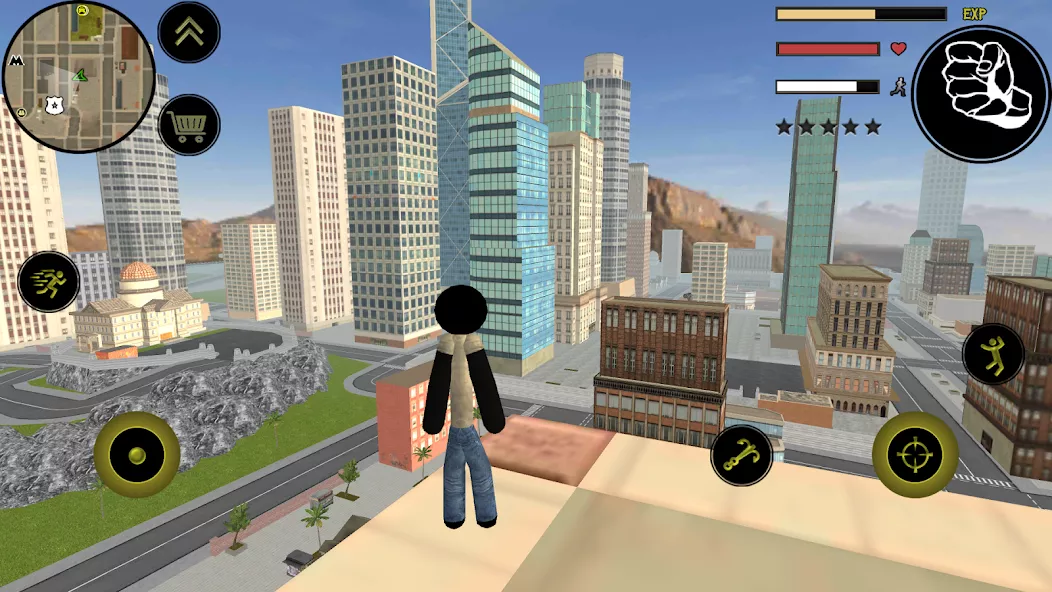 Stick Rope Hero: Original screenshot 4