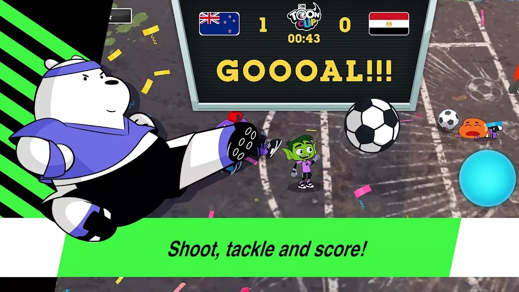Toon Cup – Football Game screenshot 1