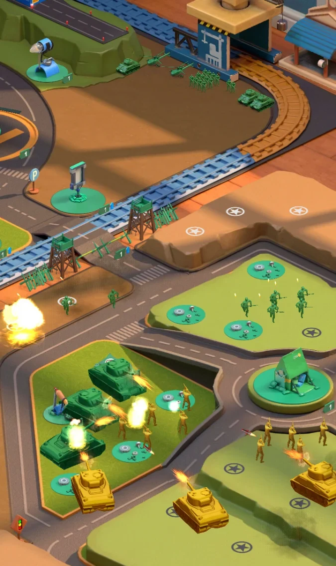 TOY WARS - Army Men Strike screenshot 2
