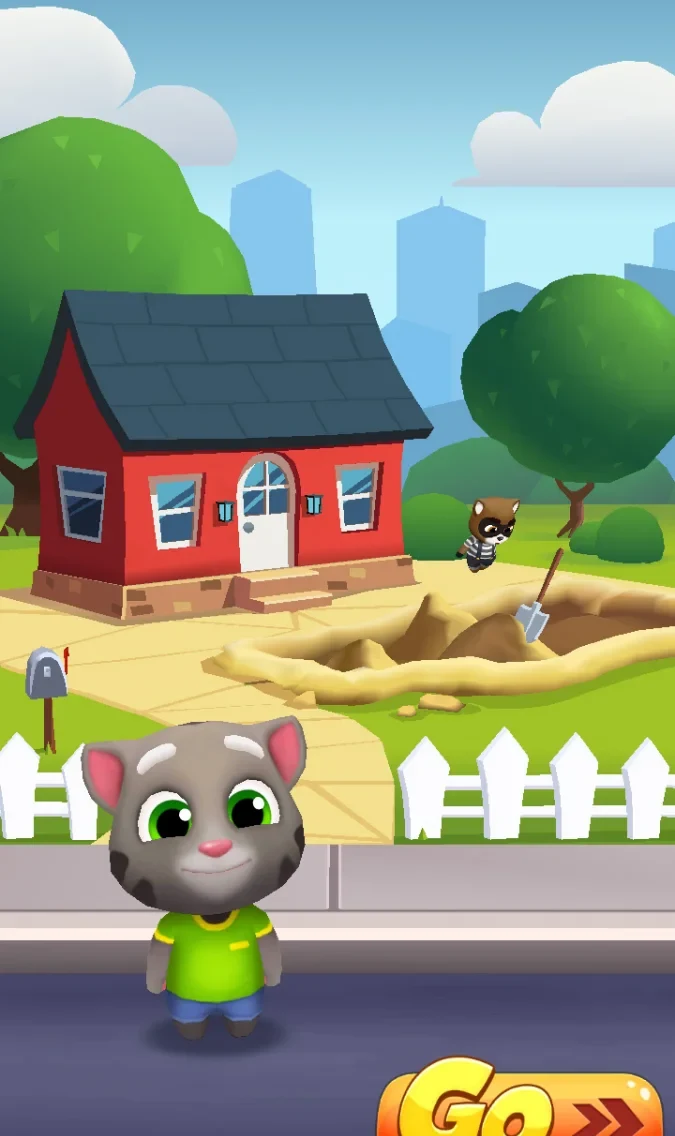 Talking Tom Gold Run screenshot 1