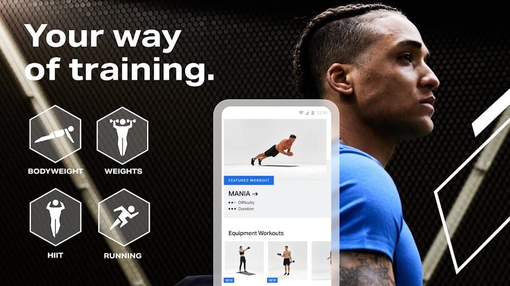 Freeletics: Fitness Workouts screenshot 1