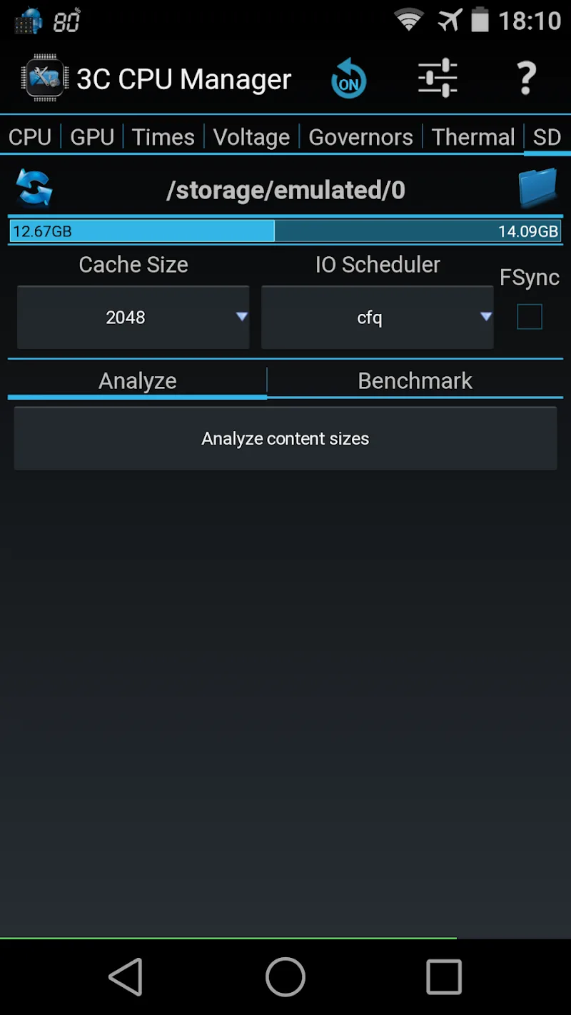 3C CPU Manager screenshot 5