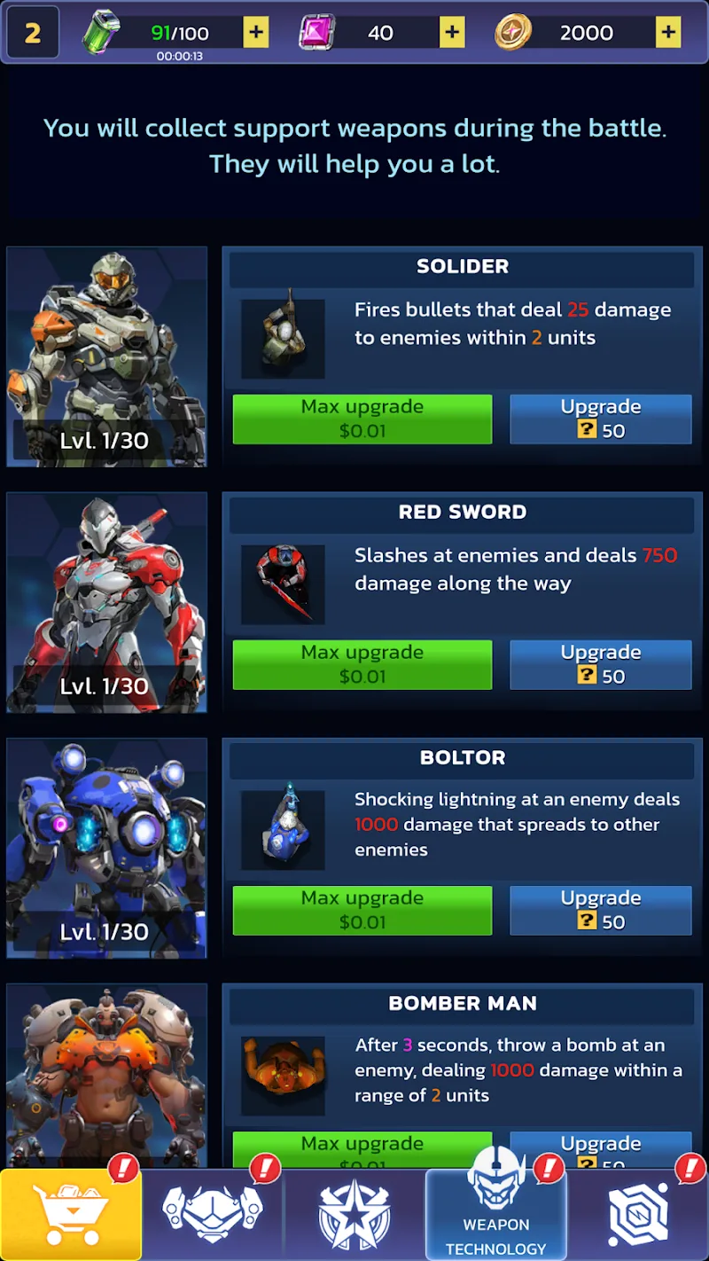 Mecha Survival Premium screenshot 4