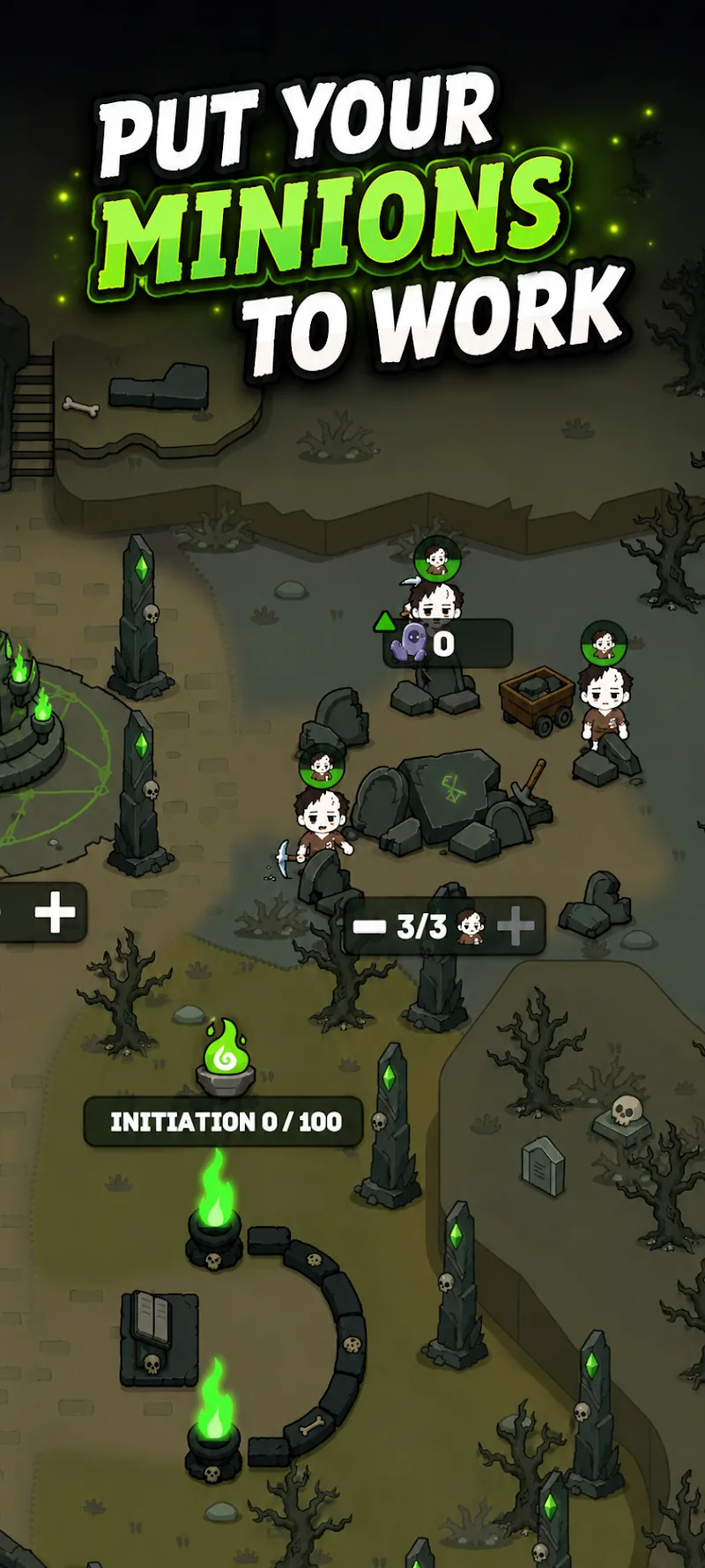 Idle Necromancer Tycoon screenshot 2