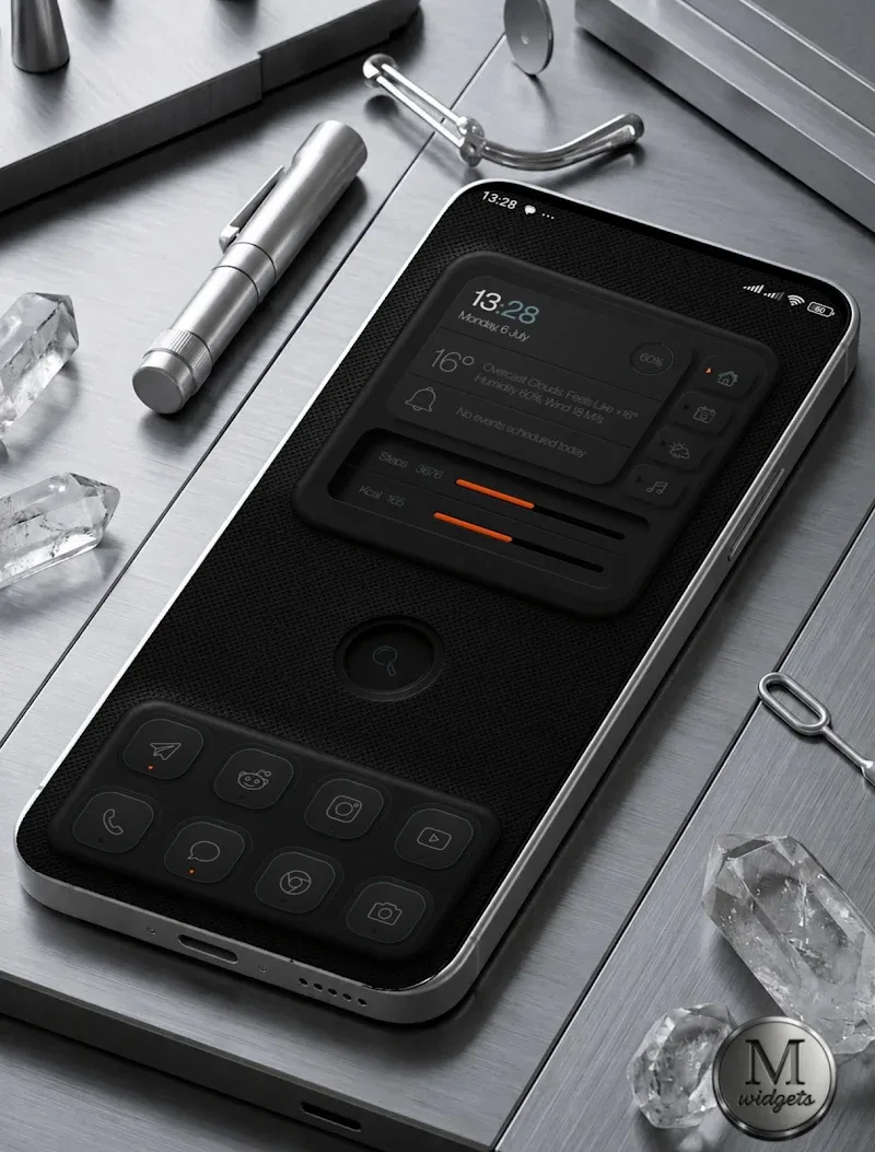Dark Neomorph screenshot 1