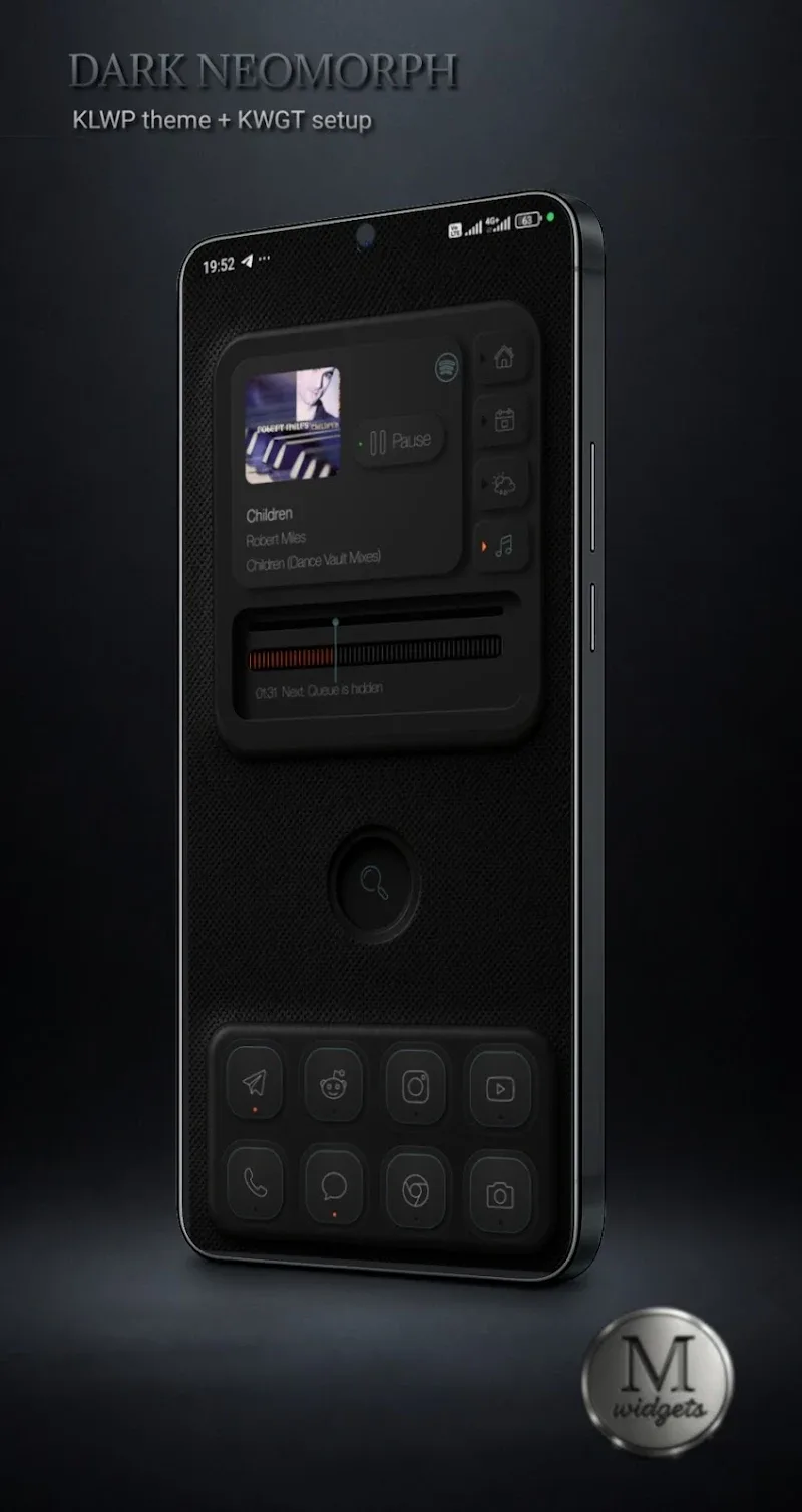Dark Neomorph screenshot 4