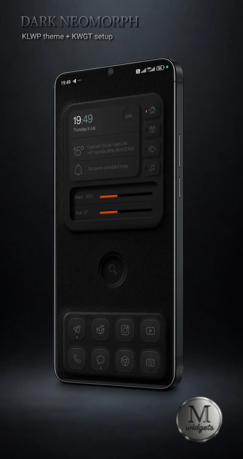 Dark Neomorph screenshot 2