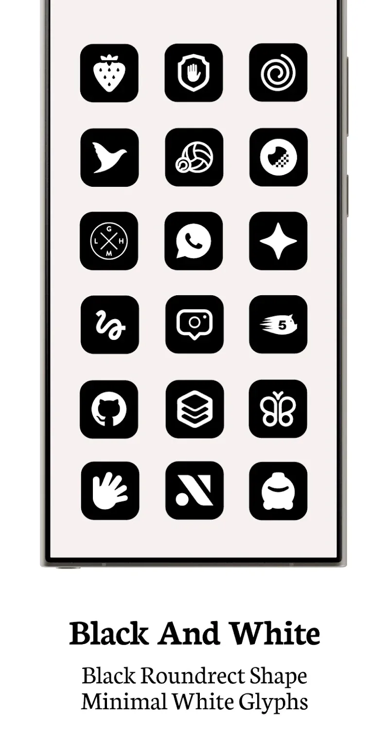 iBlack - Icon Pack screenshot 3