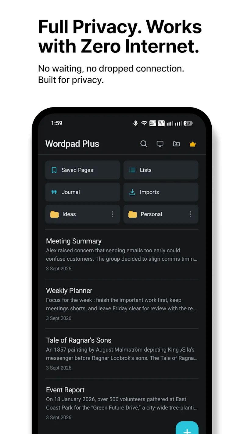Wordpad Plus screenshot 3